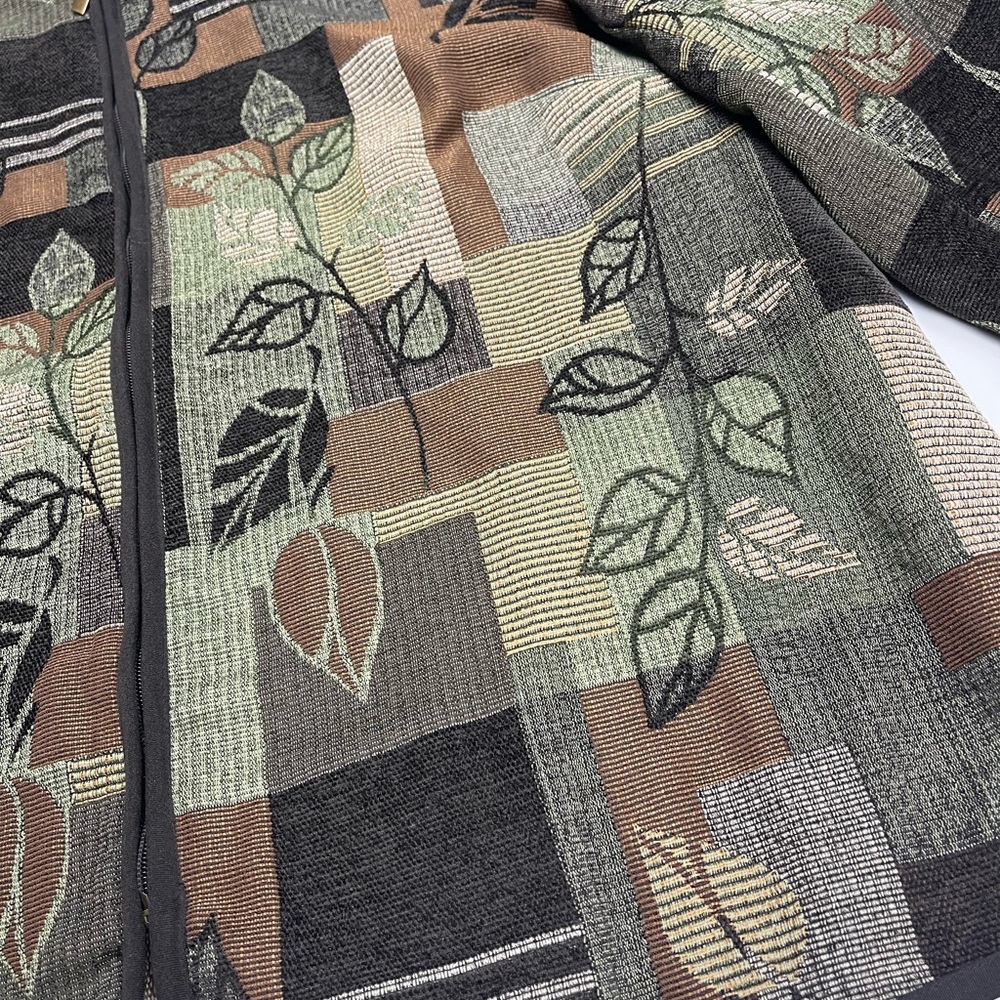 Preloved CJ Banks by Christopher and Banks Tapestry Jacket size 2X - Picture 8 of 9